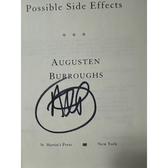 Possible Side Effects by Burroughs Augusten NY St Martins Press 2006 1st Ed HC - Picture 3 of 11